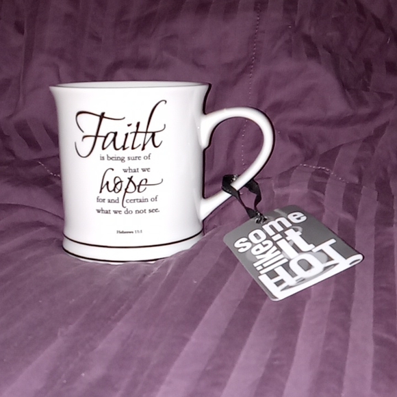 Home Essentials Other - New Mug "Faith" Bible verse GREAT GIFT!